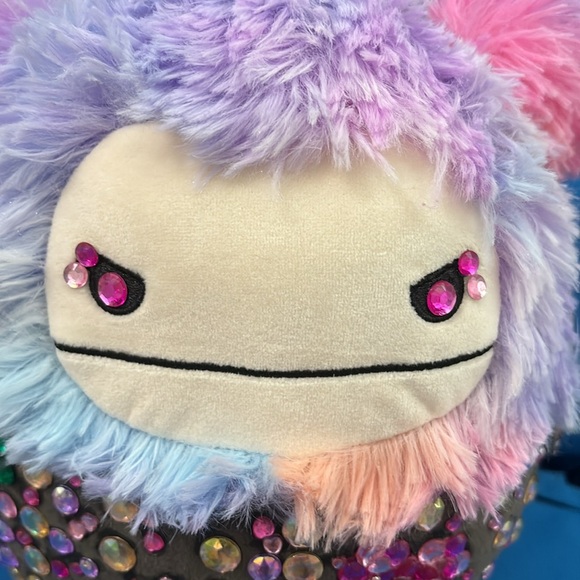 Original SquishMallows Named Frumpy Size 8 “ Inch Bigfoot Valentines Day NWTS - Picture 4 of 14